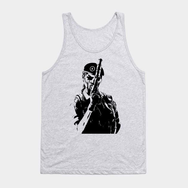 Rainbow Six Siege Caveira Tank Top by Donut